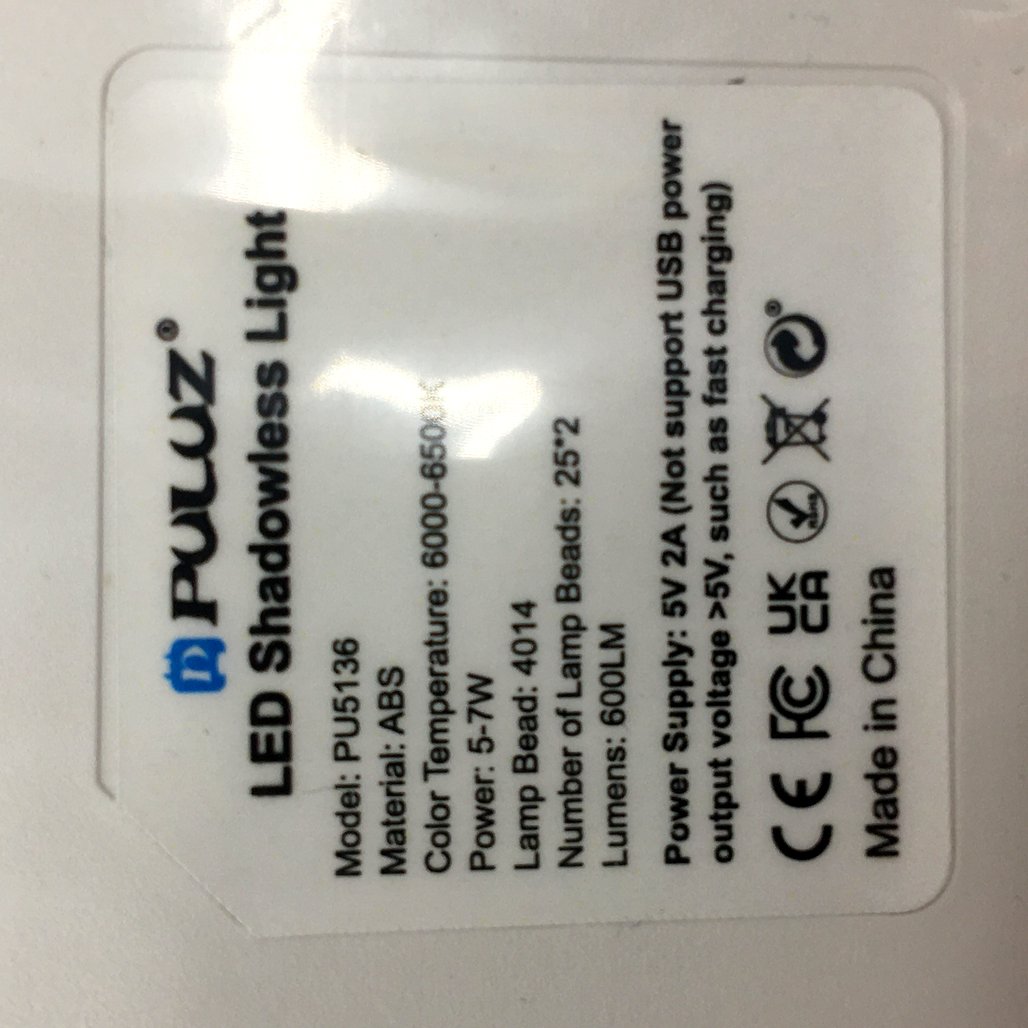 Puluz Remove Background Photography Studio Tent Box & Shadowless Light Kit NEW