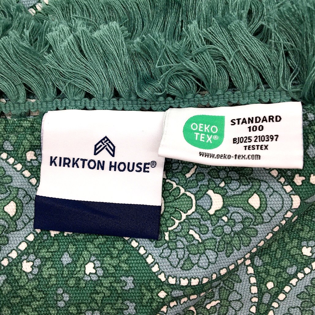 Kirkton House 1.5mx1.5m Outdoor Eclectic Boho Cotton Picnic Rug NEW