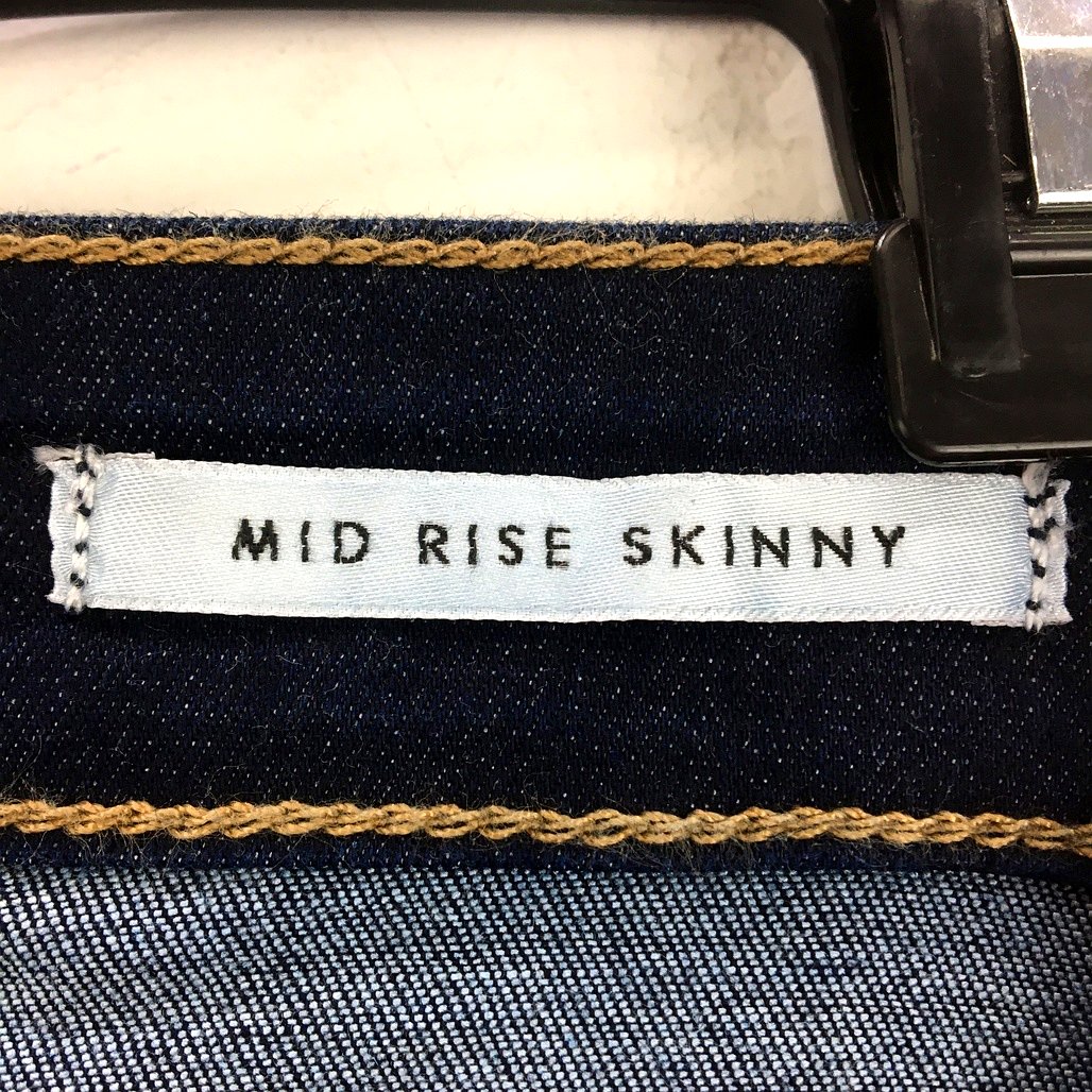 Guess Los Angeles Navy Blue Mid Rise Skinny Jeans Ladies Size US 25-UK 27