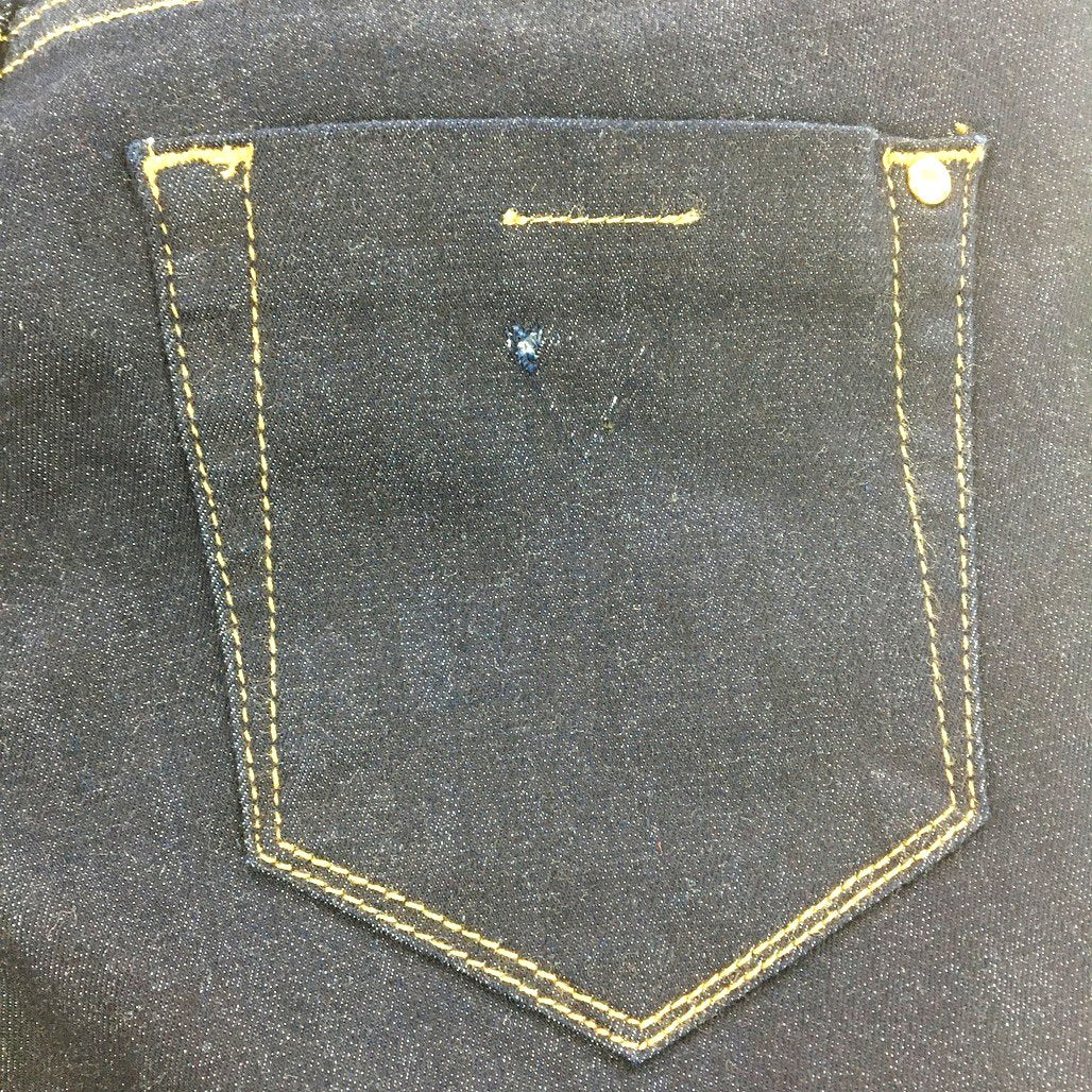 Guess Los Angeles Navy Blue Mid Rise Skinny Jeans Ladies Size US 25-UK 27