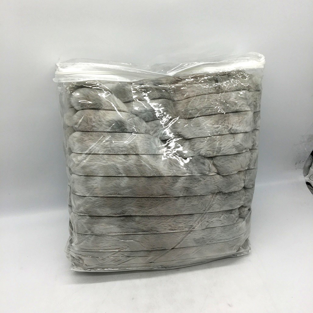 Brighton Road Luxury Grey 120x150cm Faux Fur Mink Throw NEW