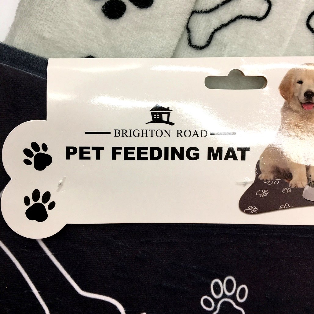 Brighton Road 3 pc Pet Feeding Mat Small & Large Mats Bundle NEW
