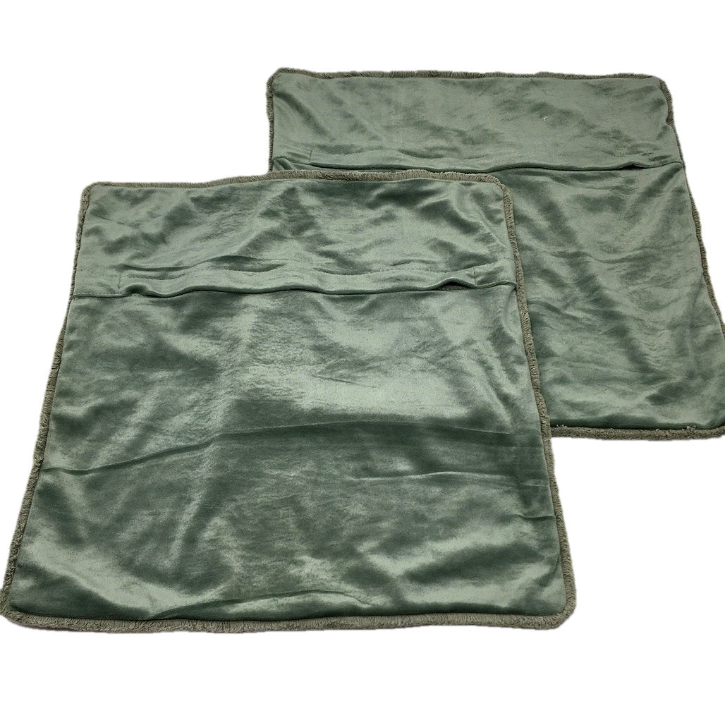 Kirkton House 2pk Jungle Tiger Velour Tufted Throw Cushion Covers NEW