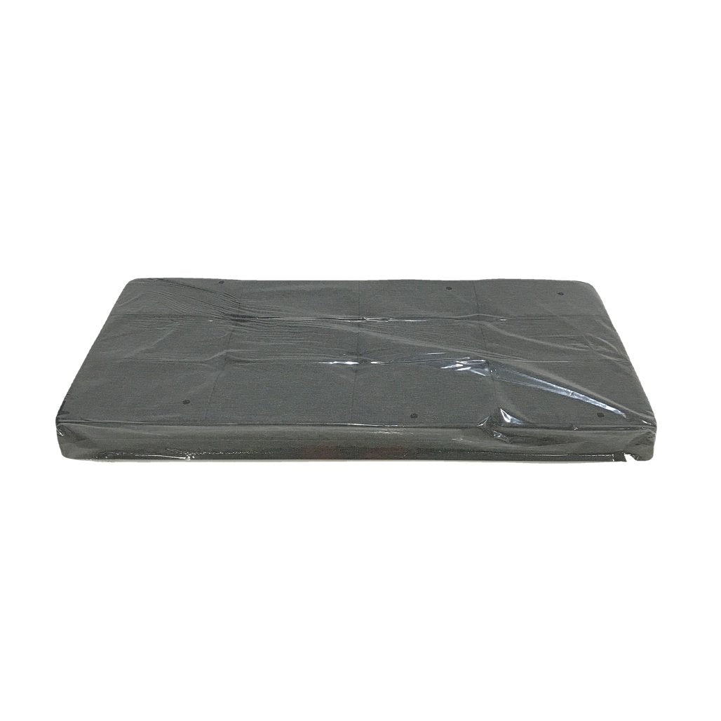 Songmics Dark Grey Storage Ottoman Sitzbank Folding Footstool Easy Assembly NEW