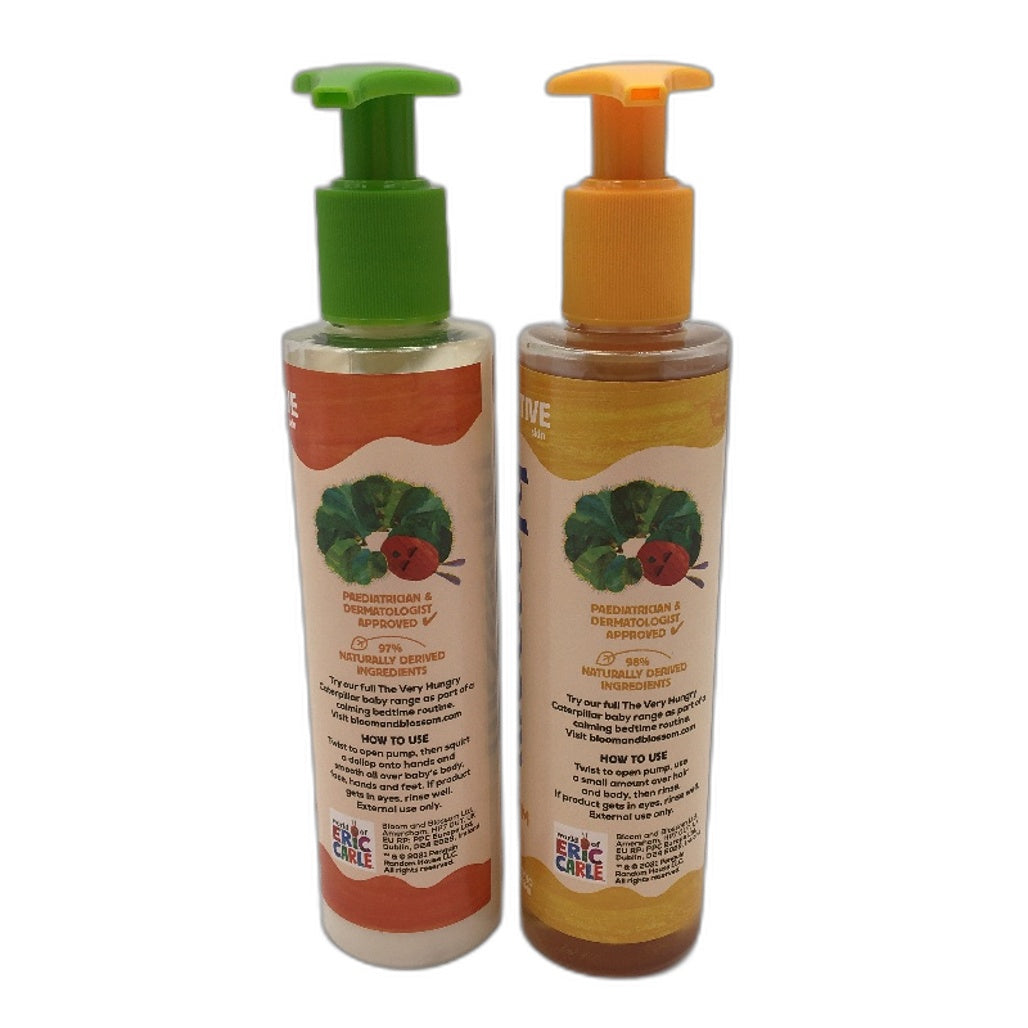 Bloom & Blossom Very Hungry Catterpillar Moisturiser & 3 in 1 Swim Bottles