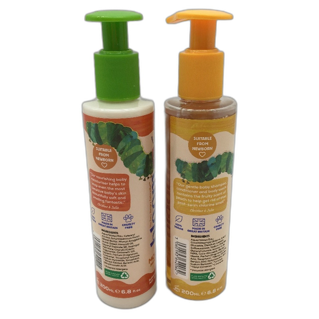 Bloom & Blossom Very Hungry Catterpillar Moisturiser & 3 in 1 Swim Bottles