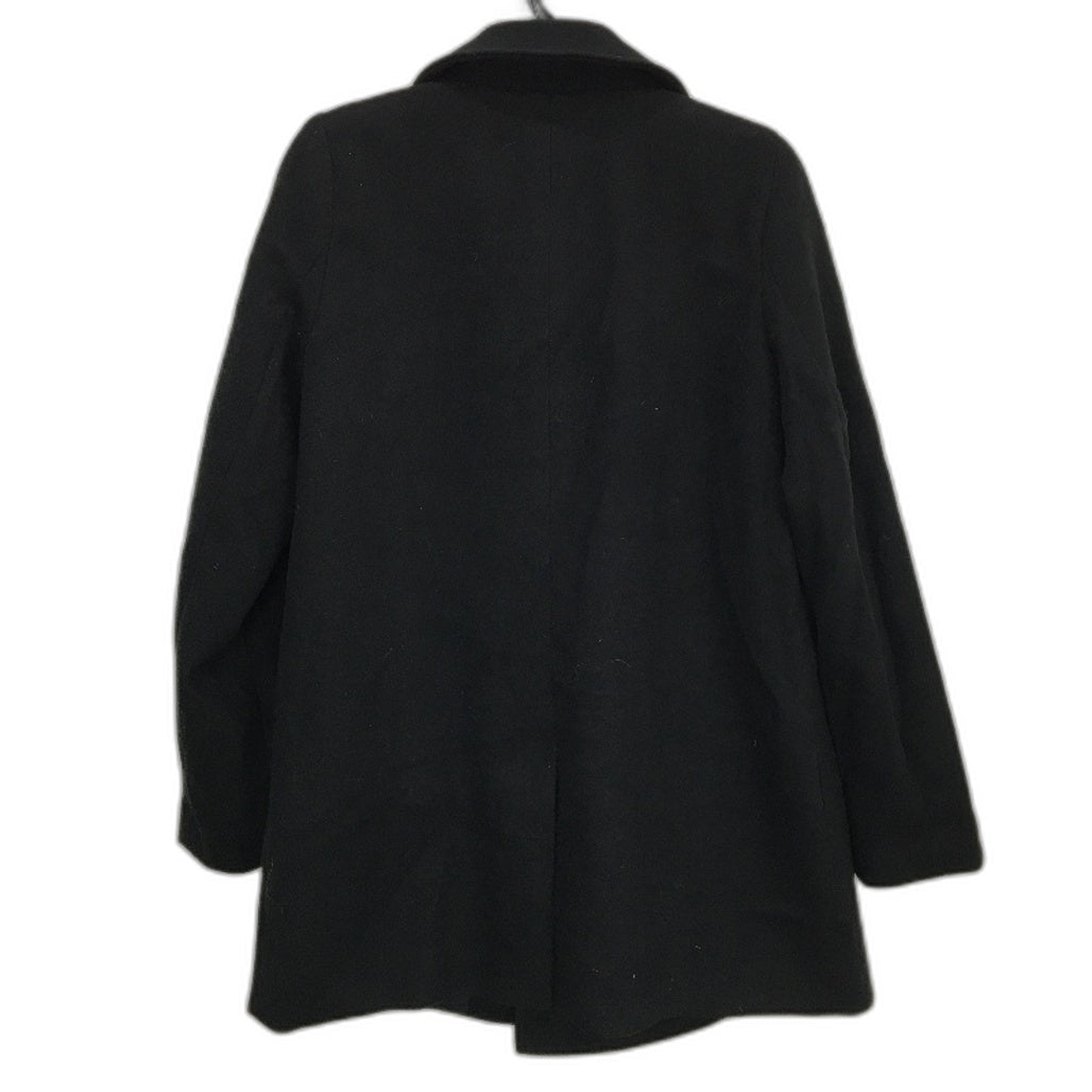 Dotti Fully Lined Black Double Breasted Over Coat Jacket Ladies Size 8 NEW