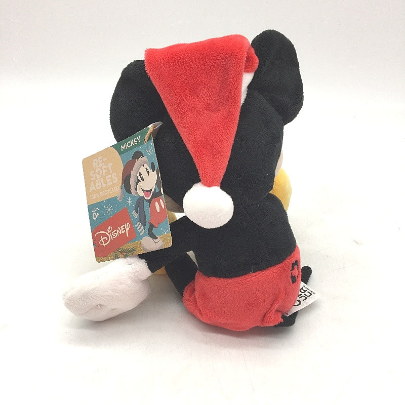 Disney Christmas Infant Knit PJ Set Sz 2 & Mickey Mouse 10 Soft Toy Bundle Multicoloured - Polyester Fibre, Polyester/Cotton Durable Design NEW