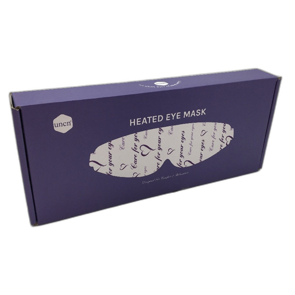 Uncn Electric Heated Cotton Grey Eye Compress Mask USB Powered DEMO