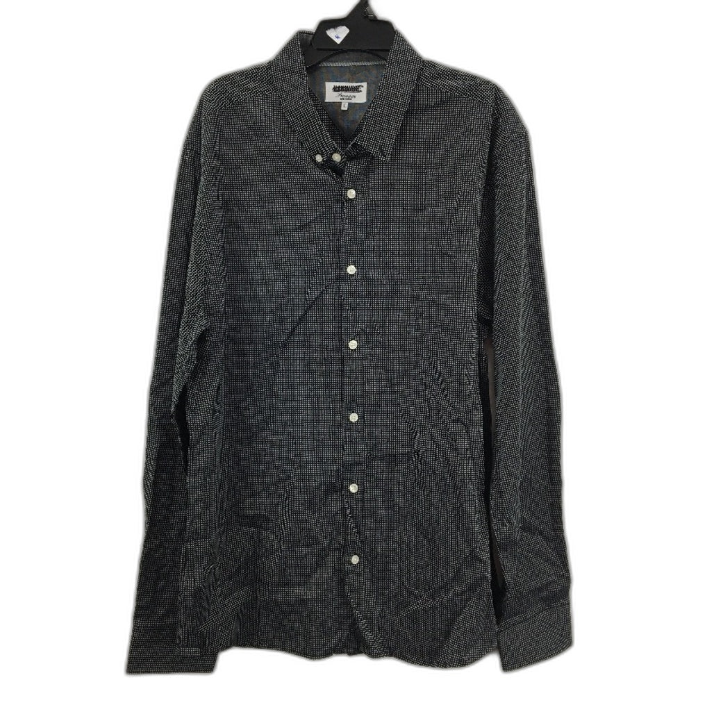 Jeanswest 2 Pack 100% Cotton Black Patterned L/S Casual Shirts Mens Size L NEW