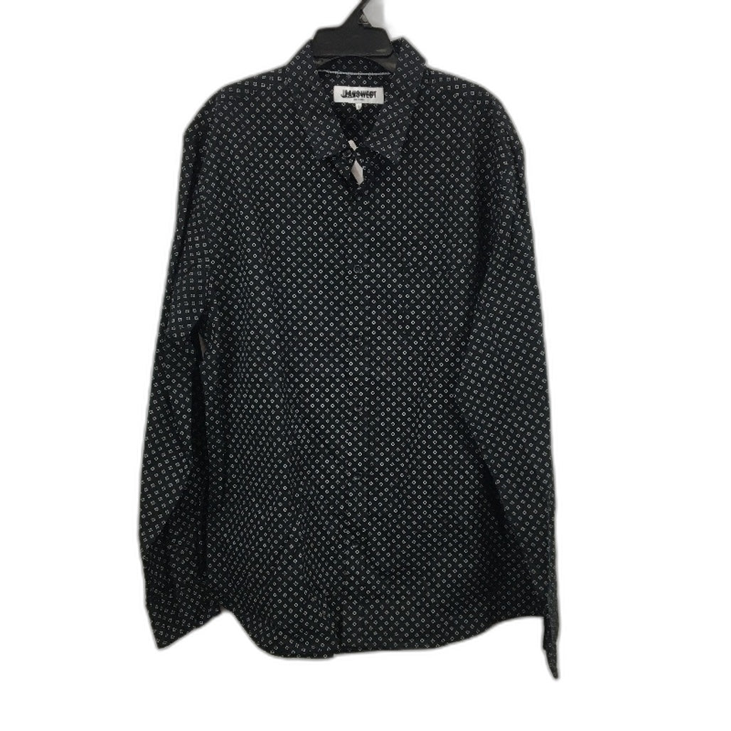 Jeanswest 2 Pack 100% Cotton Black Patterned L/S Casual Shirts Mens Size L NEW