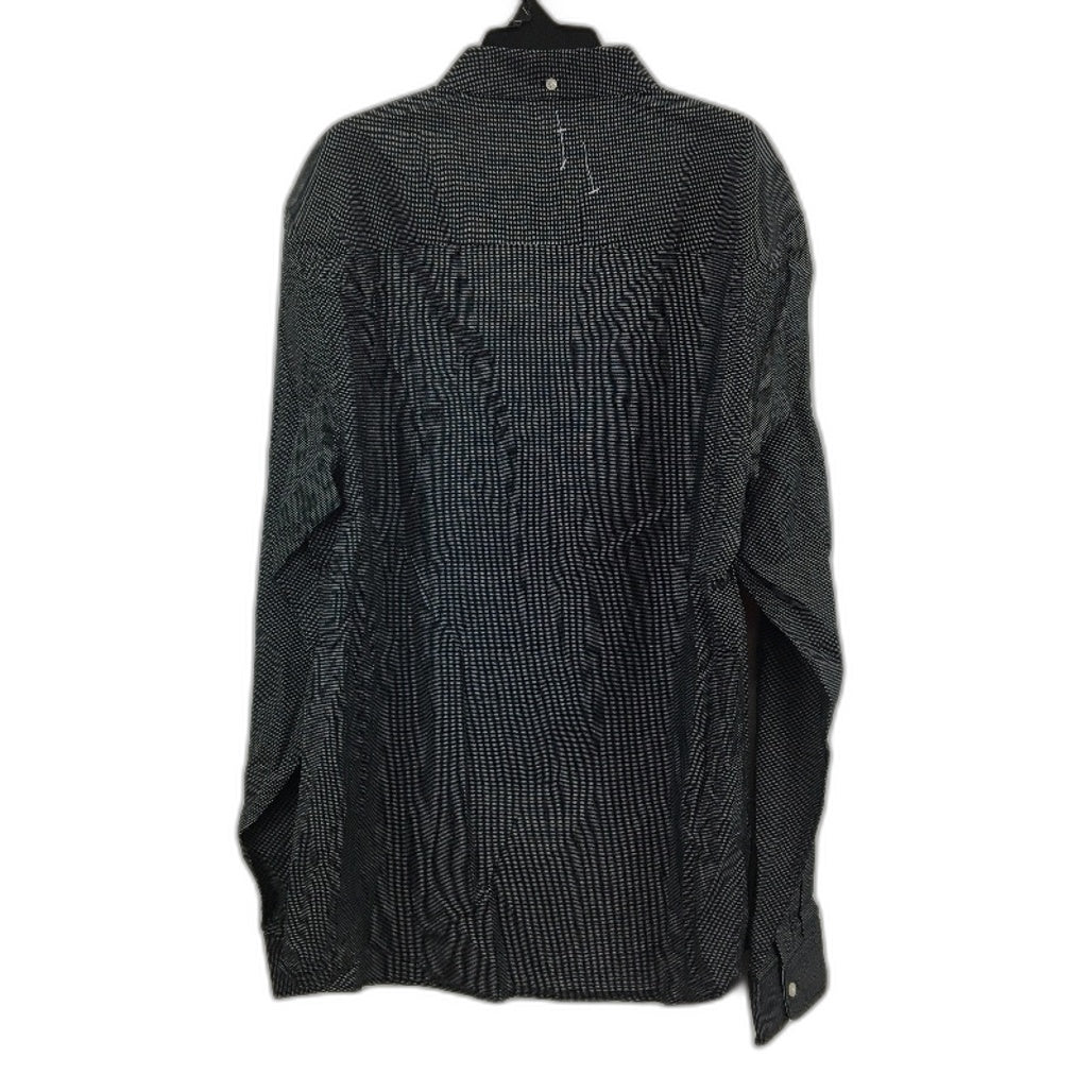 Jeanswest 2 Pack Black Patterned 100% Cotton L/S Casual Shirts Mens Size L NEW