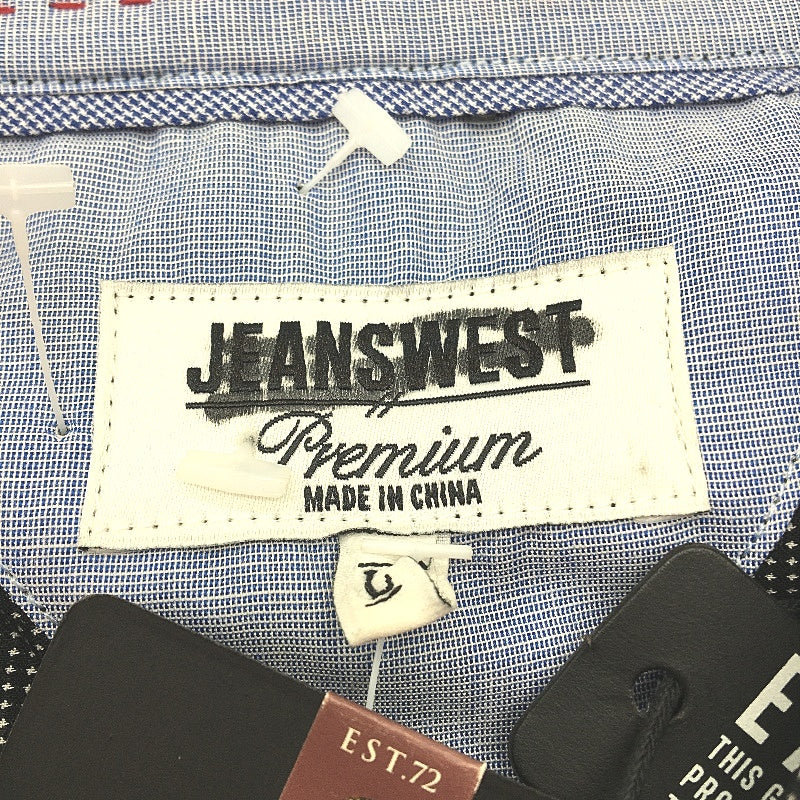 Jeanswest 2 Pack Black Patterned 100% Cotton L/S Casual Shirts Mens Size L NEW