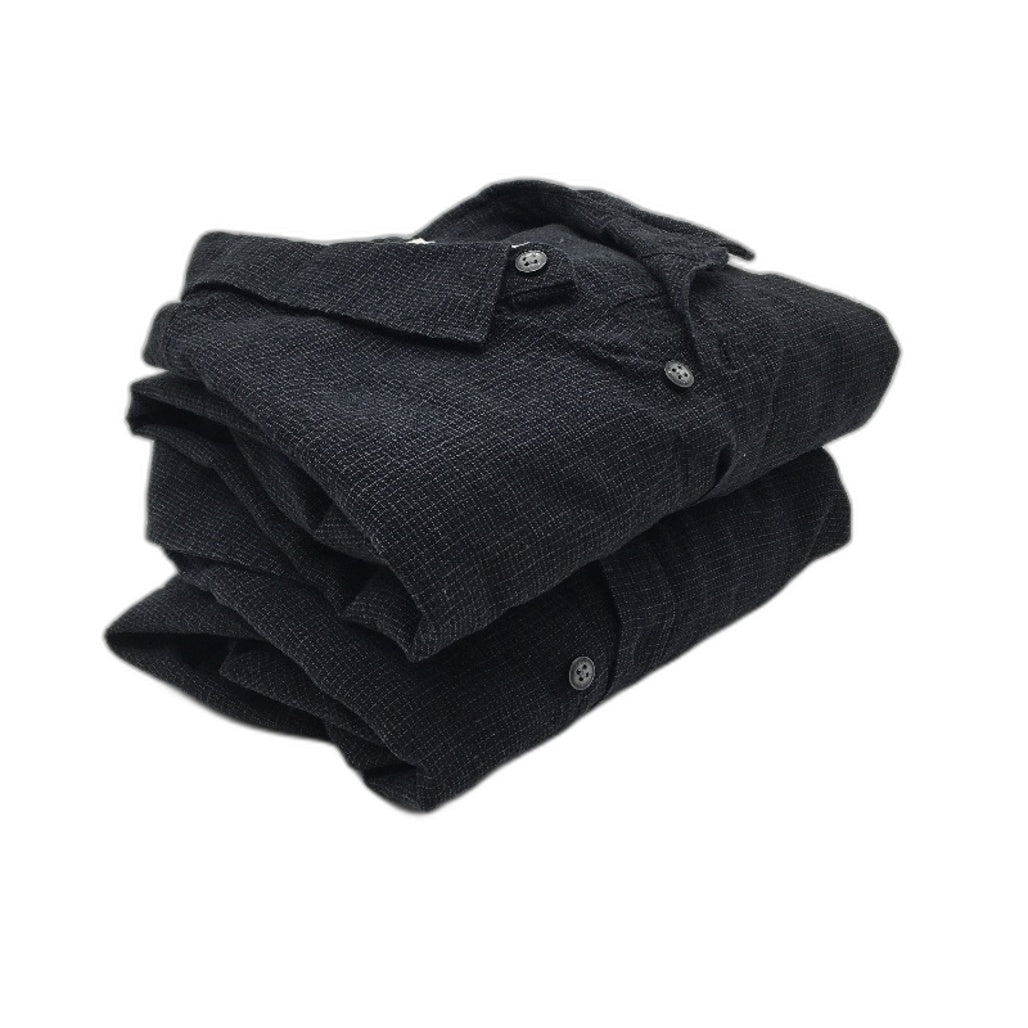 Jeanswest 2 Pack Washed Black Textured L/S Casual Shirts Mens Size L NEW