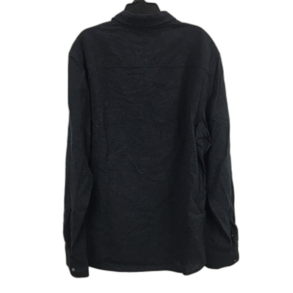 Jeanswest 2 Pack Washed Black Textured L/S Casual Shirts Mens Size L NEW