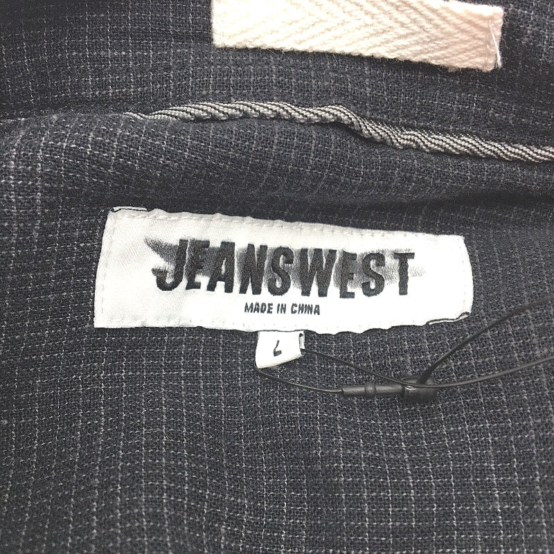 Jeanswest 2 Pack Washed Black Textured L/S Casual Shirts Mens Size L NEW