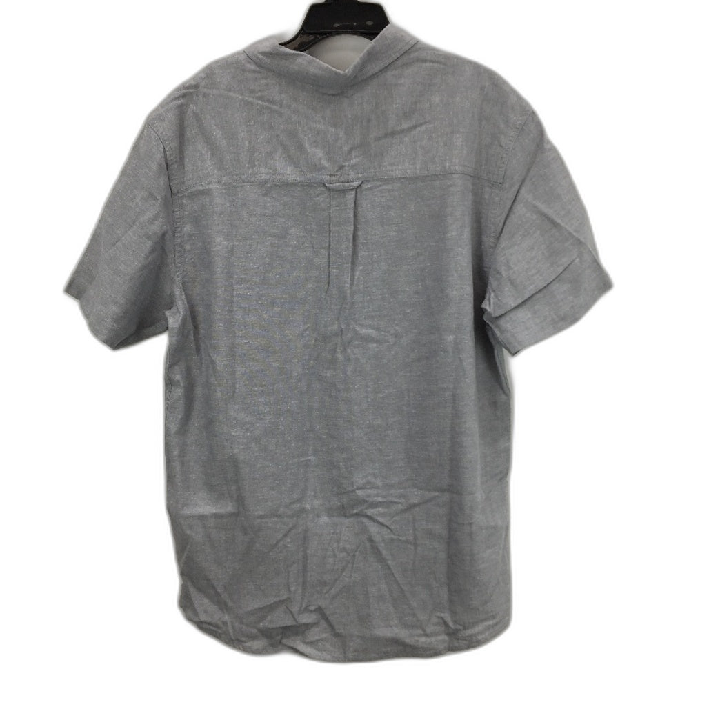 Jeanswest 2 Pack Navy And Silver Cotton Blend S/S Casual Shirts Mens Size M NEW