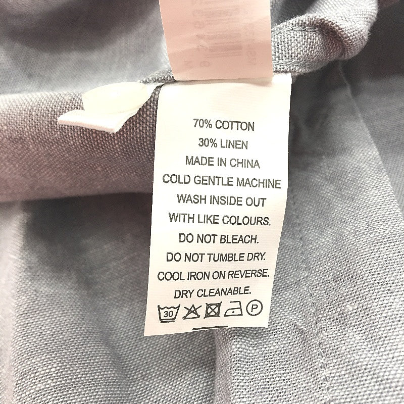 Jeanswest 2 Pack Navy And Silver Cotton Blend S/S Casual Shirts Mens Size M NEW