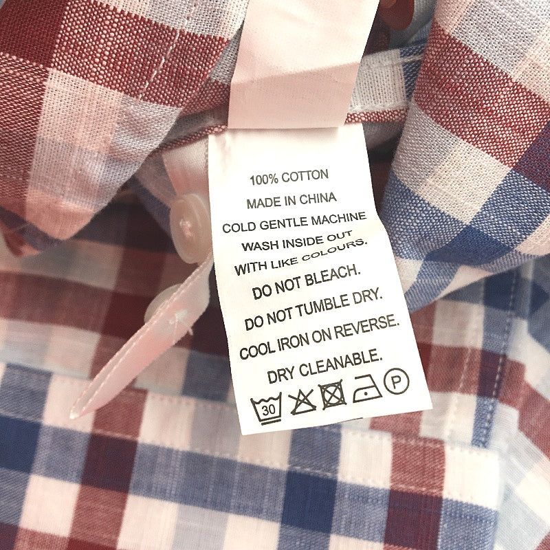 Jeanswest 2 Pack Check Patterned 100% Cotton L/S Casual Shirts Mens Size M NEW