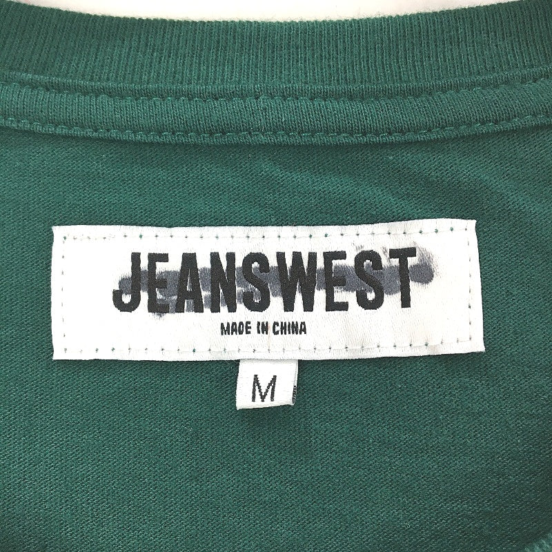 Jeanswest 2 Pack Green & Blue Printed 100% Cotton Casual T-Shirts Mens Sz M NEW