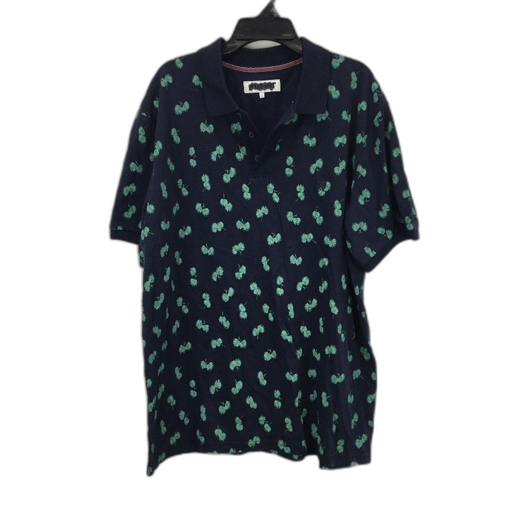 Jeanswest 2 Pack Navy Blue 100% Cotton Casual Polo Shirts Mens Size L NEW