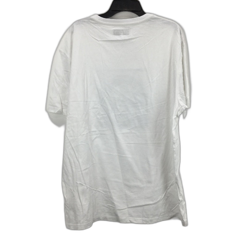 Jeanswest 2 Piece White Printed 100% Cotton Casual T-Shirts Mens Size L NEW