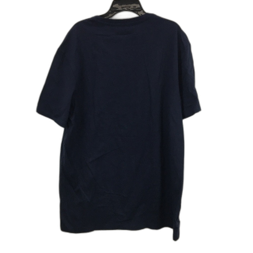 Jeanswest 2 Piece Navy Blue Printed 100% Cotton Casual T-Shirts Mens Size L NEW