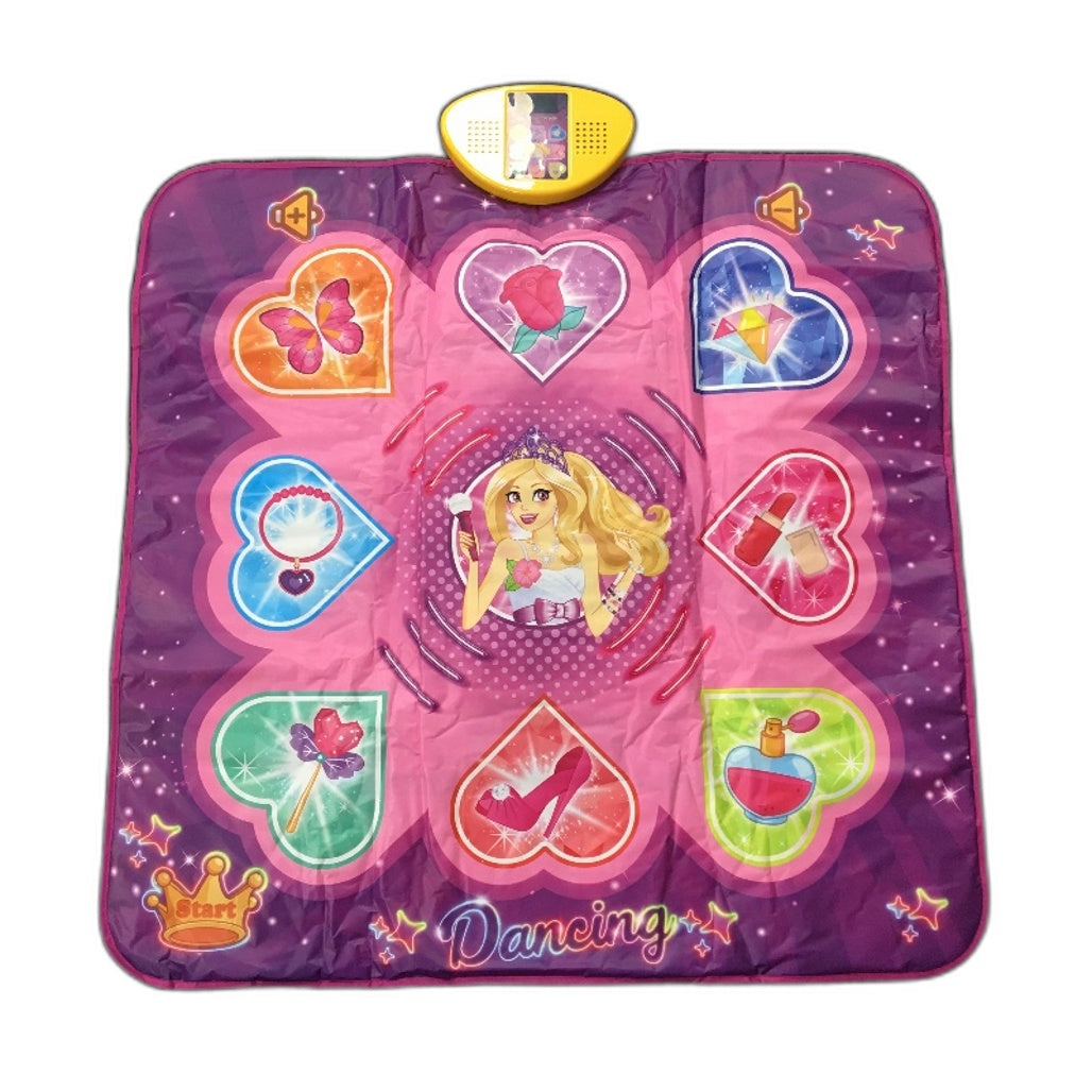 Dancing Challenge Playmat Dance Mat Toy 7 Game Modes LED Lights & Sounds DEMO Multicoloured - Durable, Lightweight, Portable