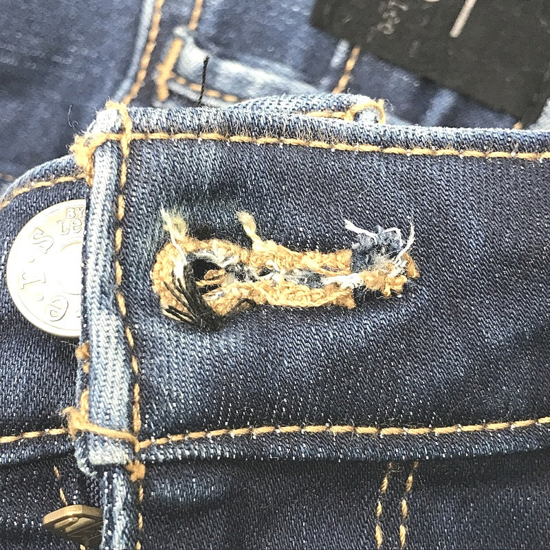 Riders by Lee Hi Rider Dark Blue Designed to Fade Denim Jeans Ladies Sz 10 DEMO