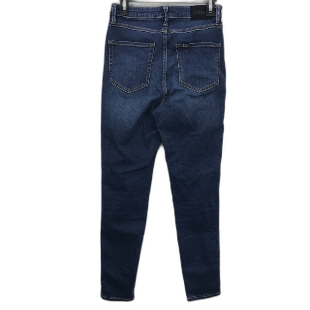 Riders by Lee Hi Rider Dark Blue Designed to Fade Denim Jeans Ladies Sz 10 DEMO
