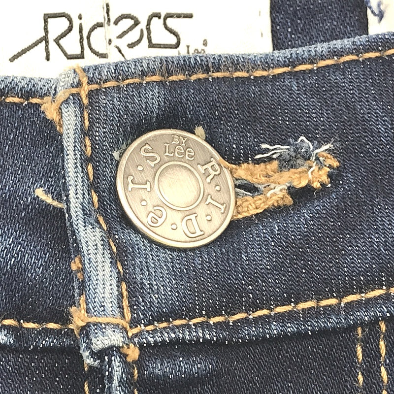 Riders by Lee Hi Rider Dark Blue Designed to Fade Denim Jeans Ladies Sz 10 DEMO