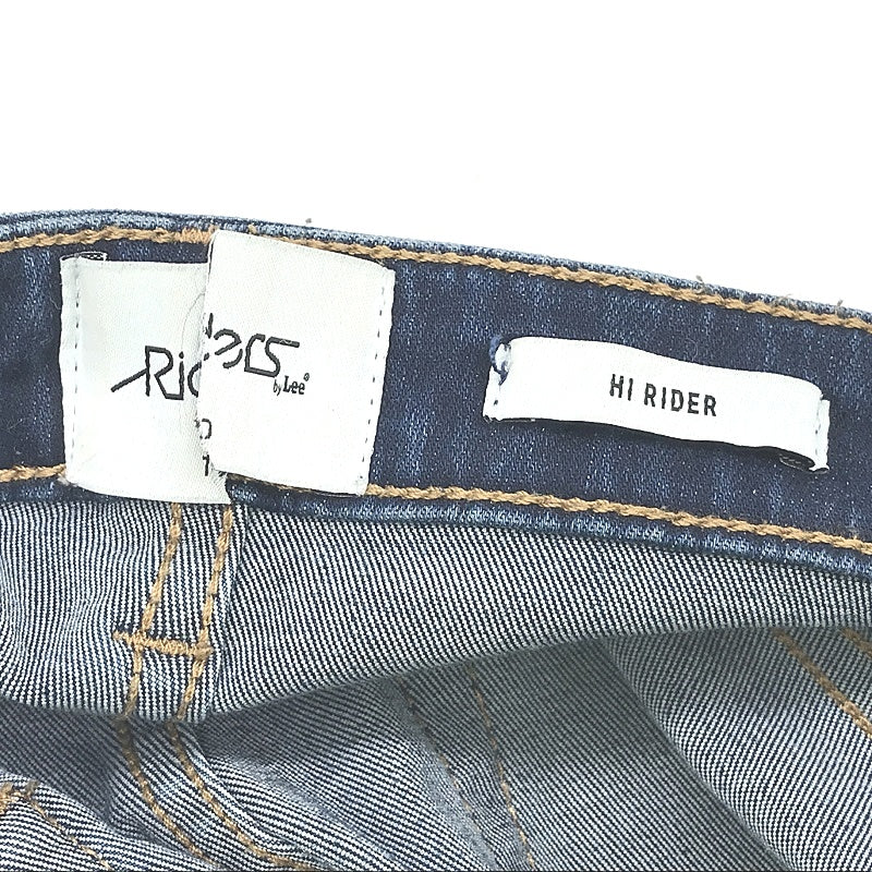 Riders by Lee Hi Rider Dark Blue Designed to Fade Denim Jeans Ladies Sz 10 DEMO