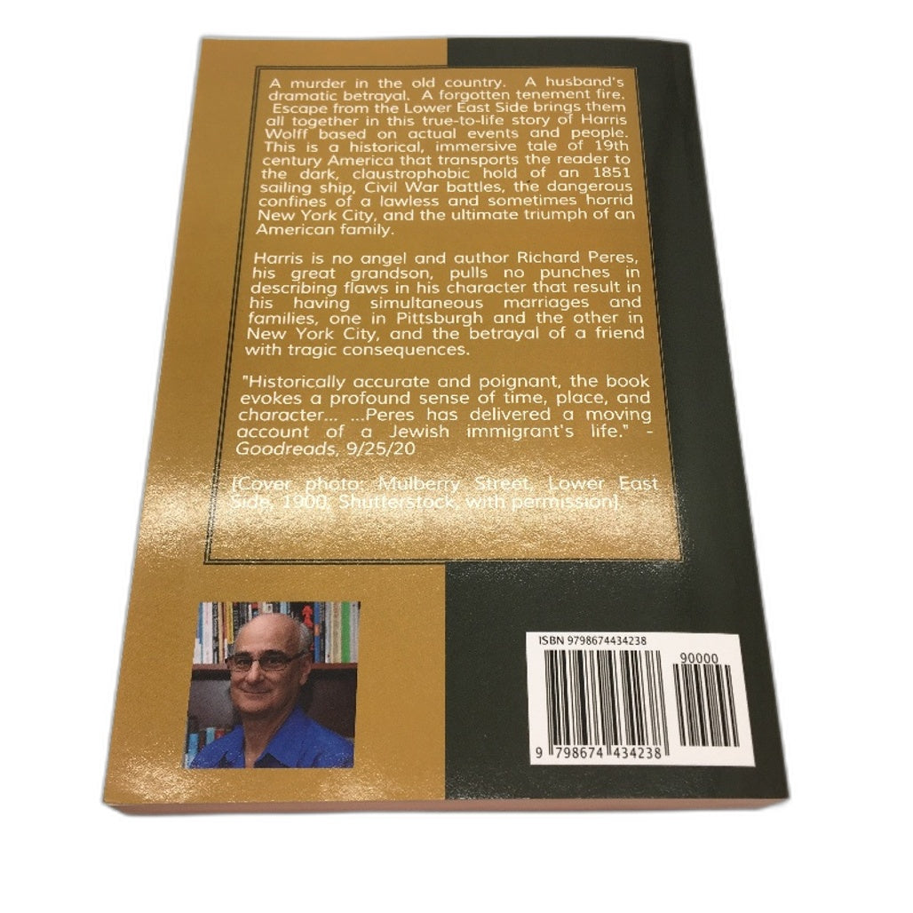 Eascape From The Lower East Side Historical Novel by Richard Peres NEW