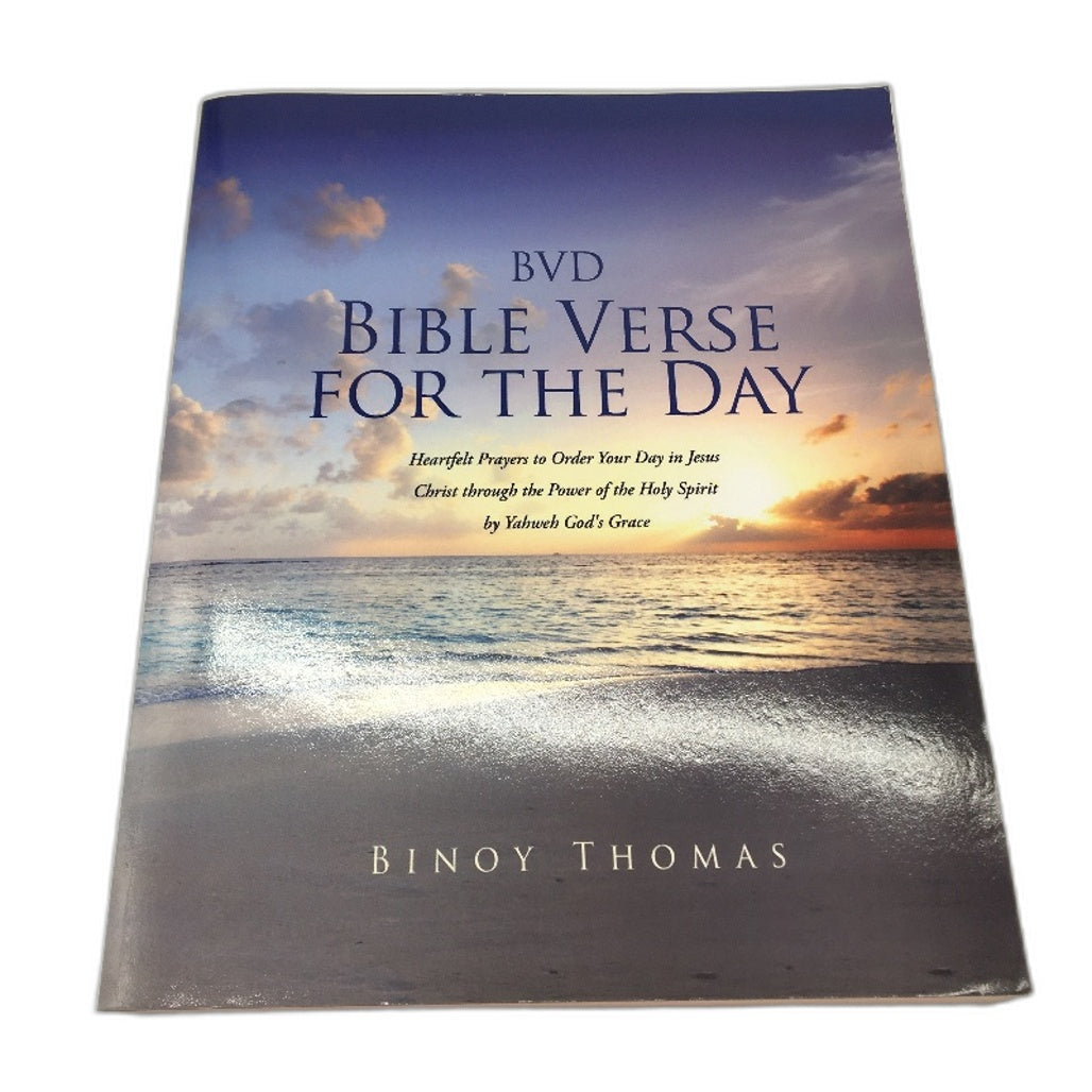 BVD Bible Verse For The Day Heartfelt Prayers by Binoy Thomas NEW