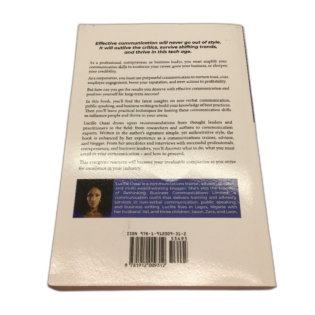 Influence And Thrive Effective Communication by Lucille Ossai NEW