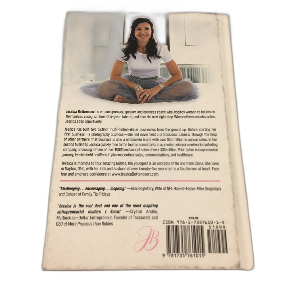 I Almost Cancelled- Showing Up Self Help Hardcover Book- Jessica Bettencourt NEW