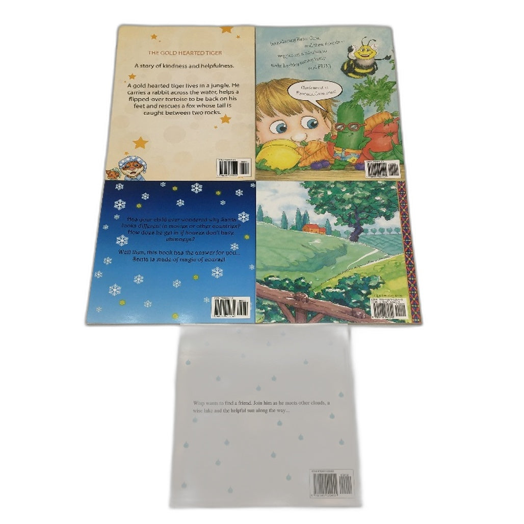 Pack Of 5 Assorted Childrens Books Inc Wisp The Cloud by Mixed Authors NEW