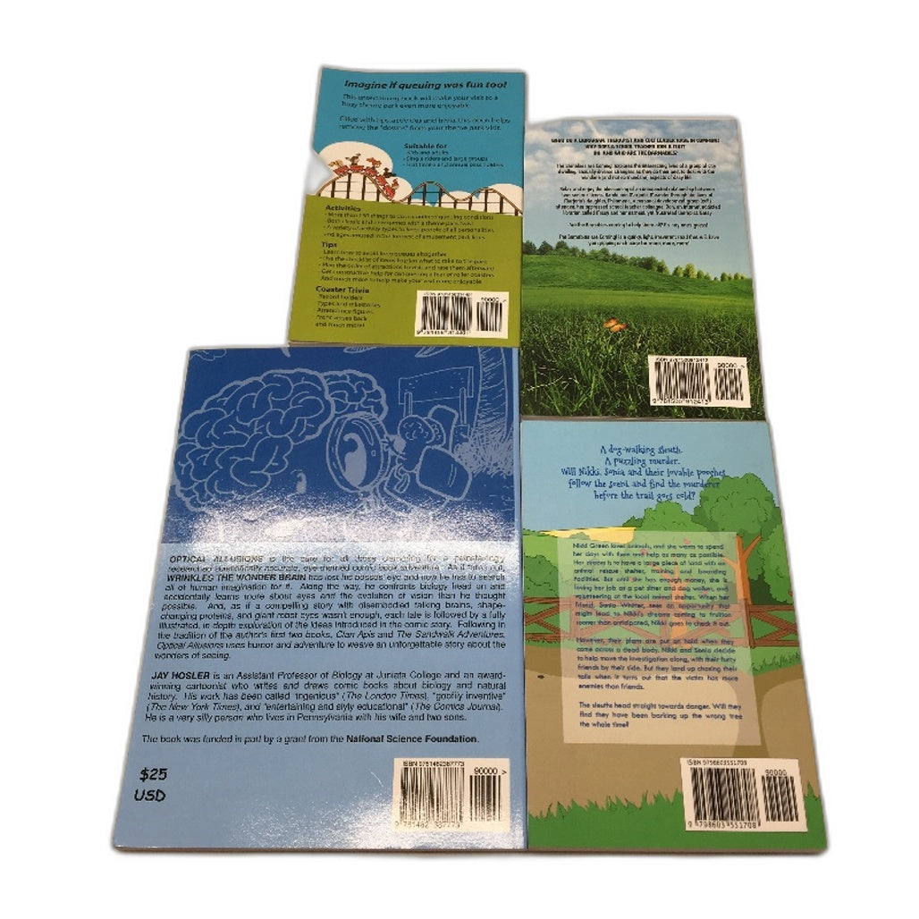 Pack Of 4 Assorted Teen Books Inc Murder At Poodle Pallace by Mixed Authors NEW