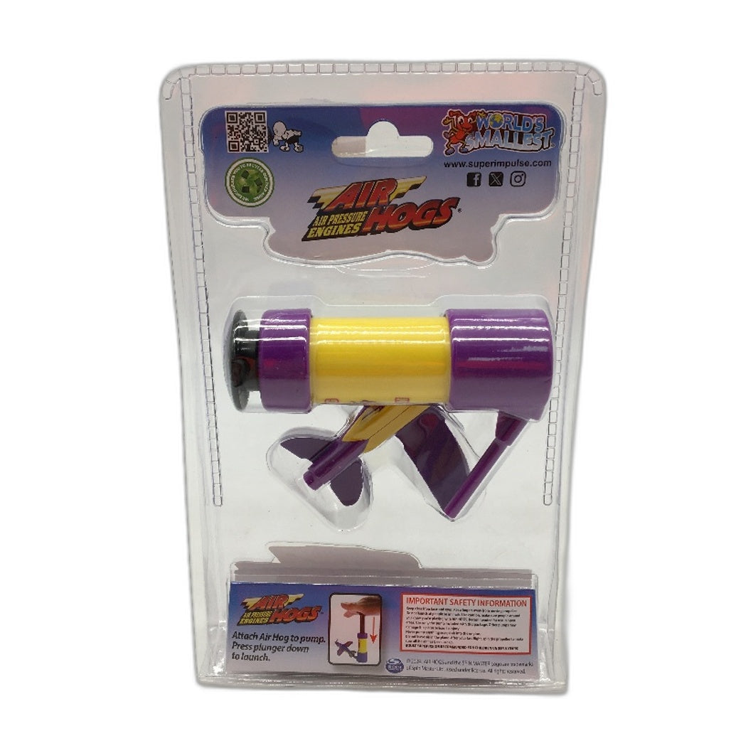 Spin Master Worlds Smallest Air Hod Purple Air Pressure Toy Multicoloured - Lightweight Portable Design NEW