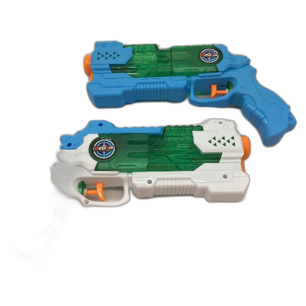 Blue & White Water Gun 2 Pack For Ages 3 Plus Years Beach & Pool Fun - Durable & Lightweight Findon