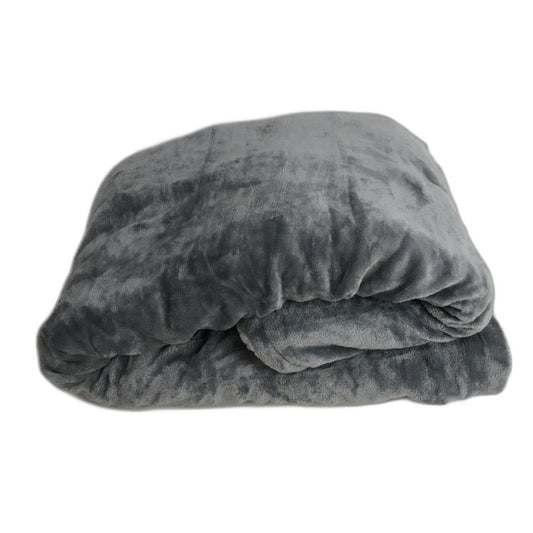 Auselect Electric Heated Soft Flannel And Sherpa Blanket Throw NEW