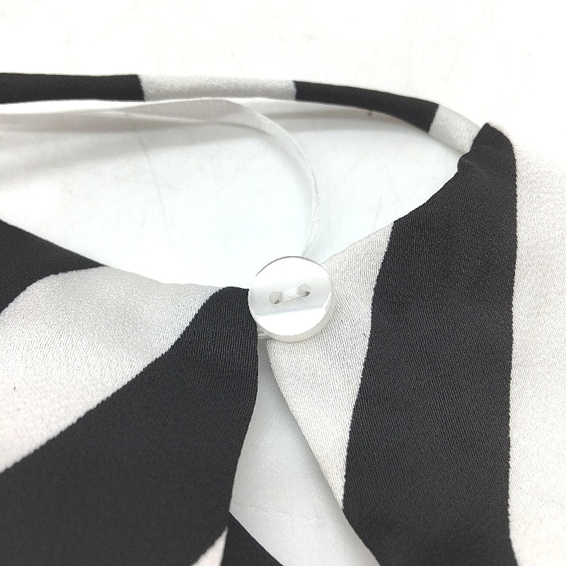 Dotti Emily In Paris Black & White High Neck No Sleeve Full Leg Jumpsuit NEW