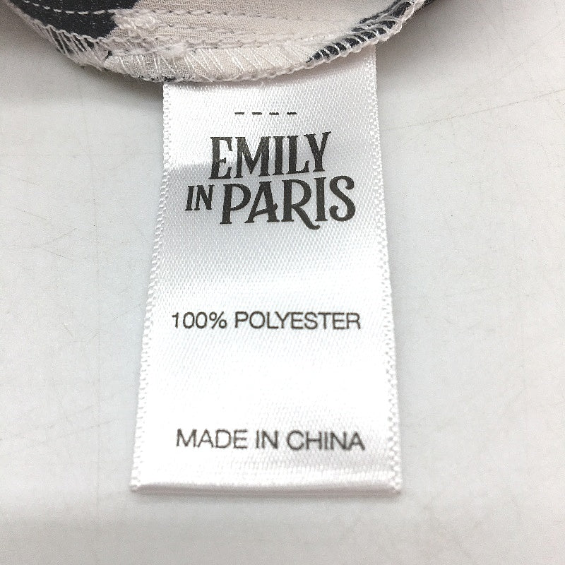 Dotti Emily In Paris Black & White High Neck No Sleeve Full Leg Jumpsuit NEW