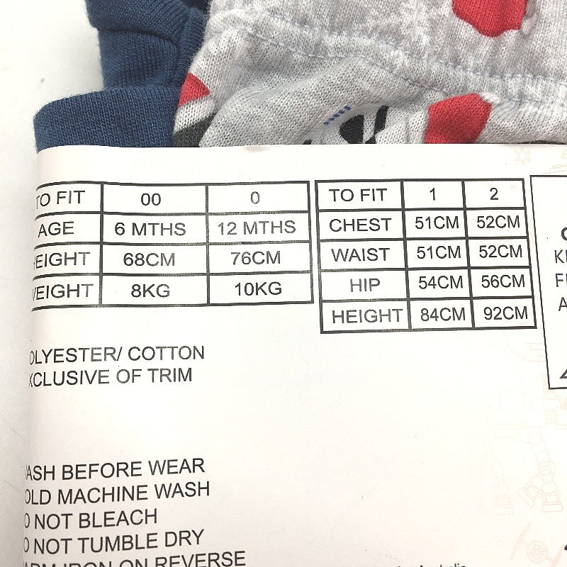 Star Wars Christmas Darth Vader & Stormtroopers Infants' Navy PJ Set Size 00 NEW