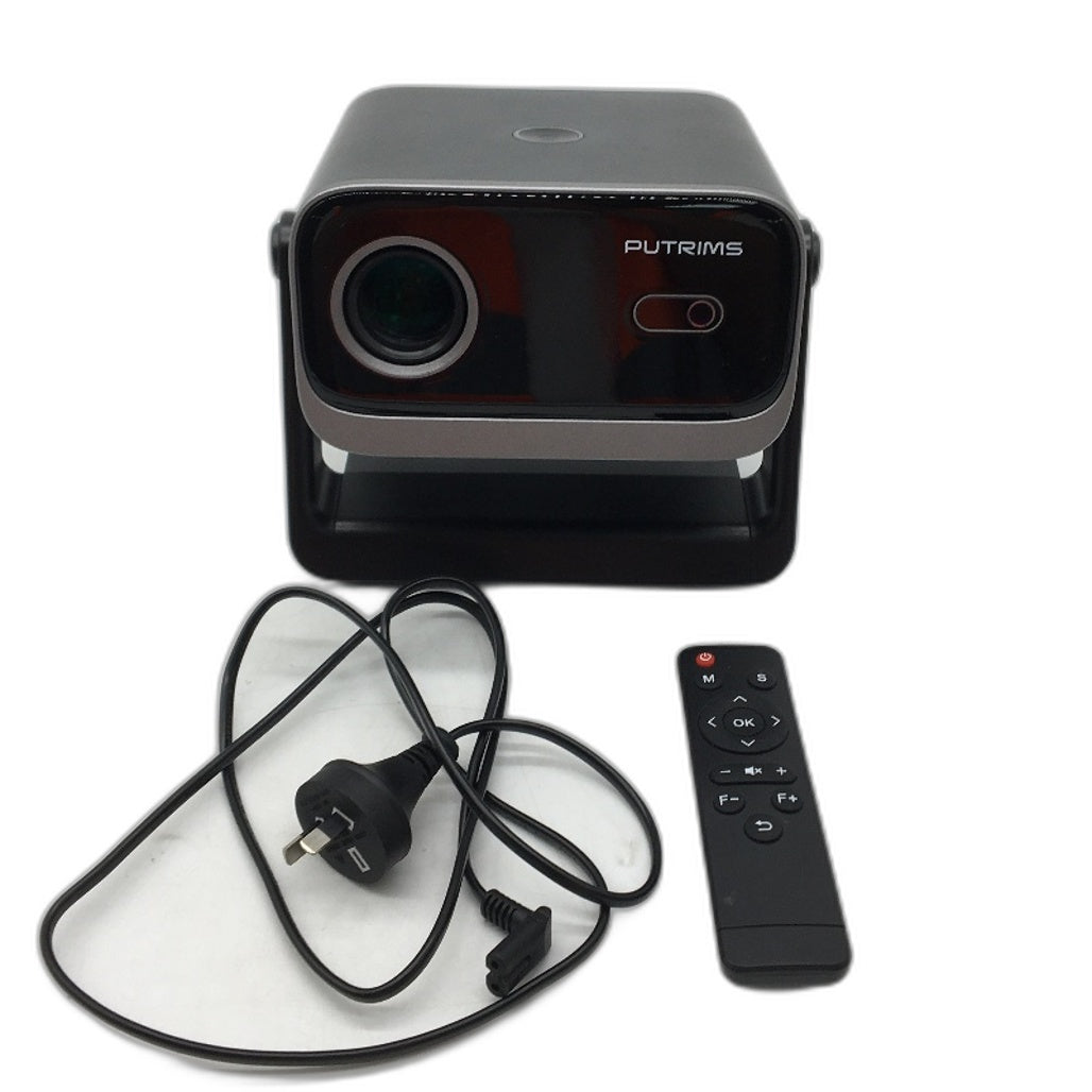Putrims S28 Electric Focus, Multi-Connection Home Projector with Stand DEMO