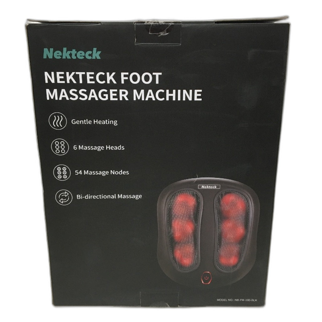 Nekteck Foot Massager Machine Shiatsu Massage Heated Electric Kneading