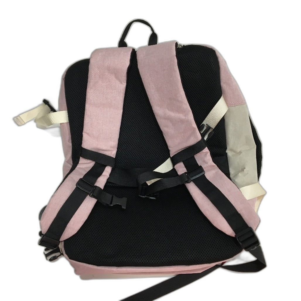 Multicompartment Large Capacity Red/Cream/Pink Carry-on Travel Backpack NEW