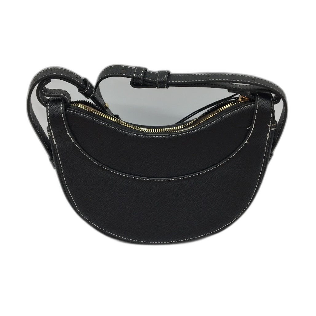 Black Crossbody Moon-Shaped Clutch Purse Shoulder Bag NEW– Vinnies