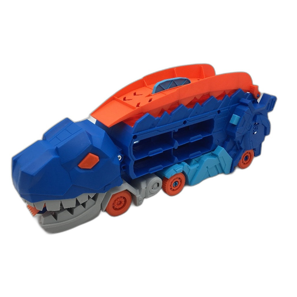 Dinosaur Deformation Portable Devouring Track 8 Mini Racing Cars Ages 3 Yrs Multicoloured - Durable & Lightweight NEW