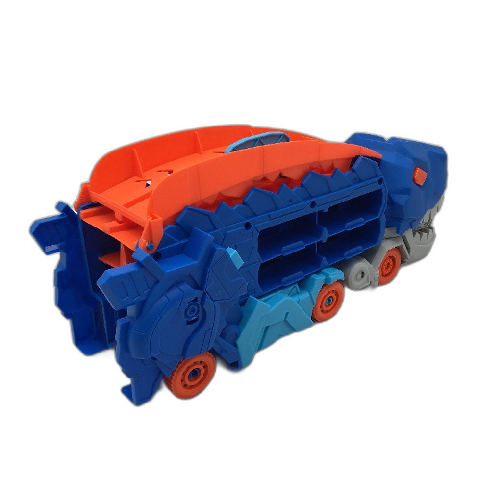Dinosaur Deformation Portable Devouring Track 8 Mini Racing Cars Ages 3 Yrs Multicoloured - Durable & Lightweight NEW